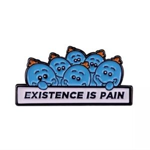 Mr. Meeseeks Enamel Pin Rick Rick and Morty "Existence Is Pain" Enamel Pin